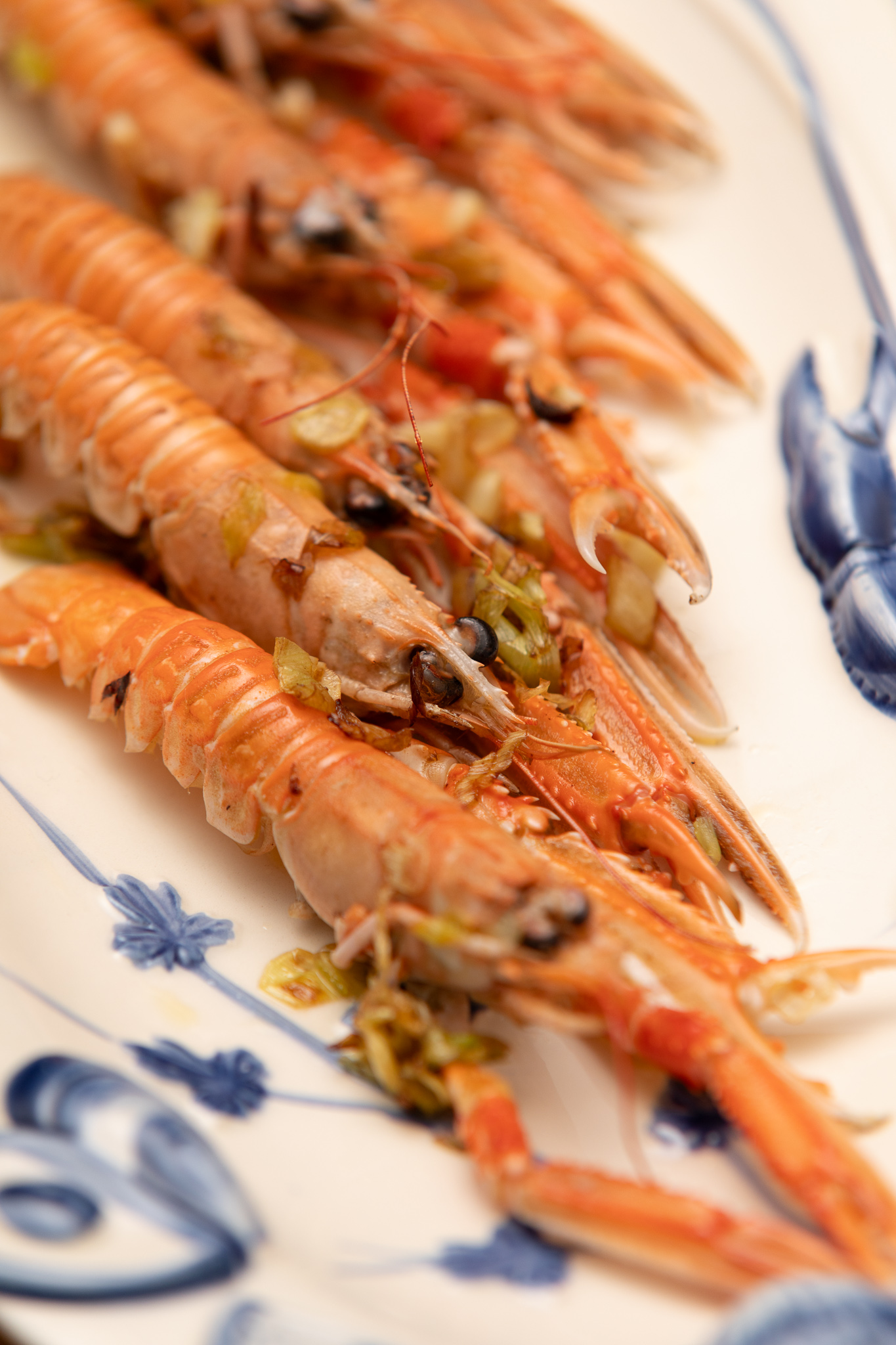 Gambas a la plancha Restaurante Sa Sal